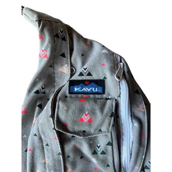 KAVU Rope‎ Sling Bag - Canvas Hiking Backpack Outdoors - Picture 2 of 6